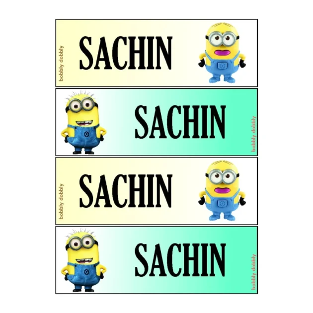 Name Labels Minion