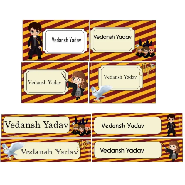 Name Label Combo Harry Potter