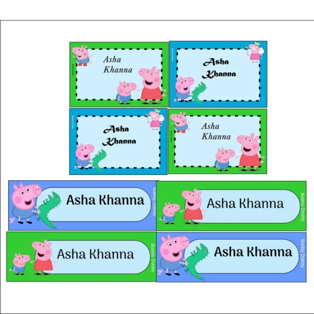 Name Label Combo PEPPA PIG